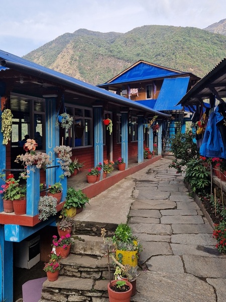 Hotel Himal & Restaurant a Lower Sinuwa lungo ABC trek