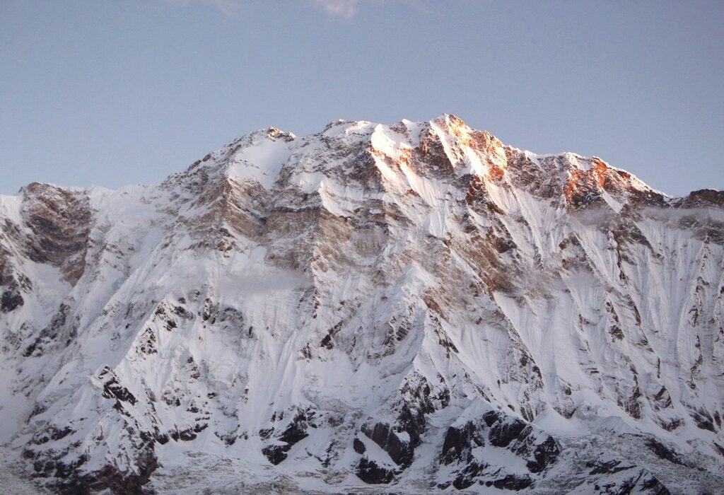 Vista dell'Annapurna I dal Campo Base