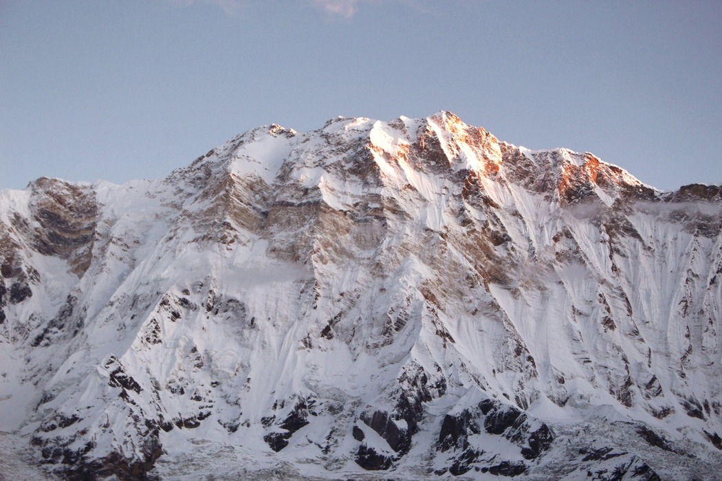 Vista dell'Annapurna I dal Campo Base