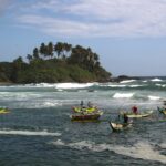 Barche da pesca tradizionali in Sri Lanka